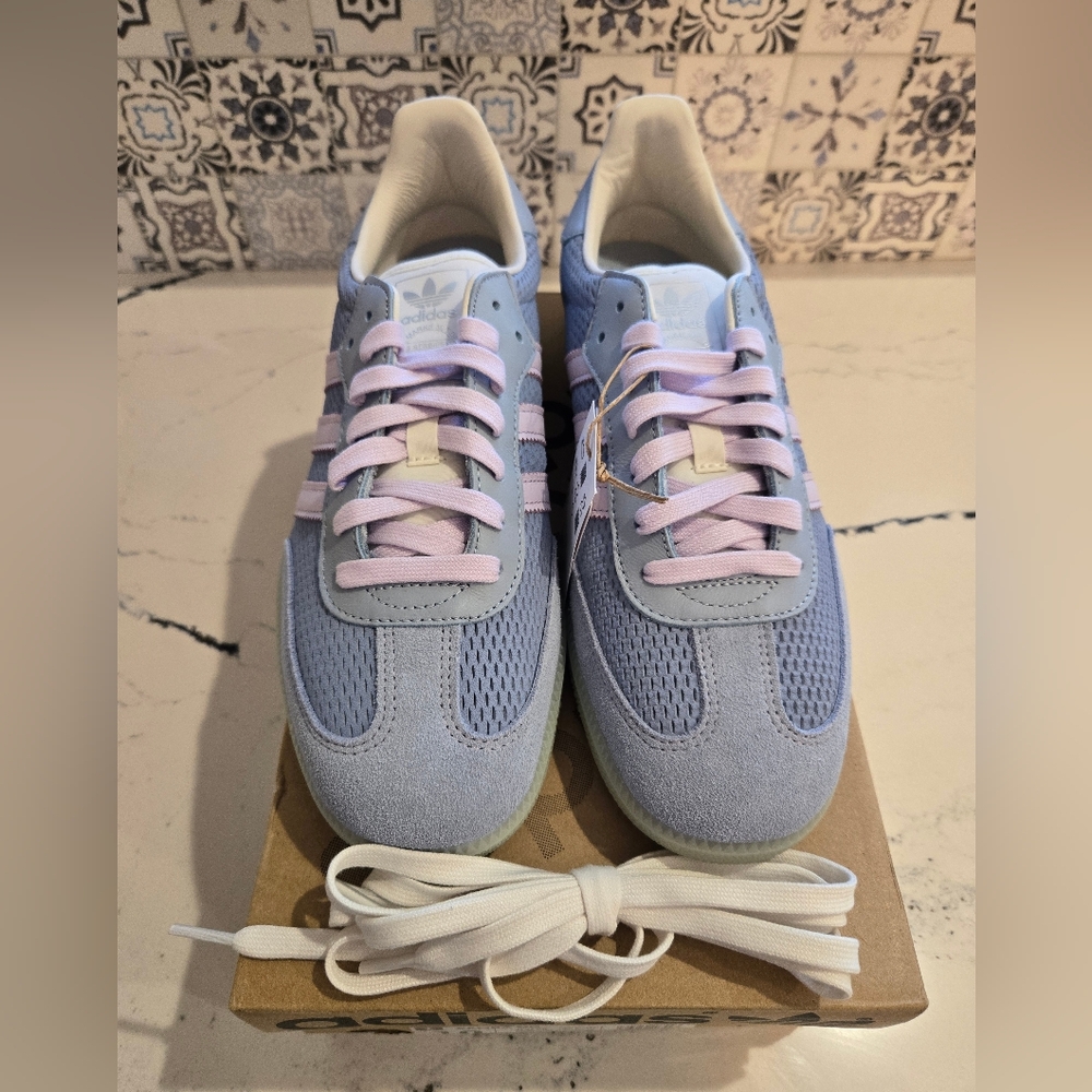 Adidas Samba OG 'Tactile Blue Ice Lavender'